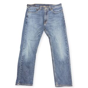 Levi's 505 Classic Fit Straight Leg Men's Jeans size 36x30 Whisker Design